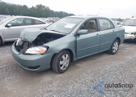 2006 Toyota Corolla Le из США, поврежденный, VIN 2T1BR30EX6C677048